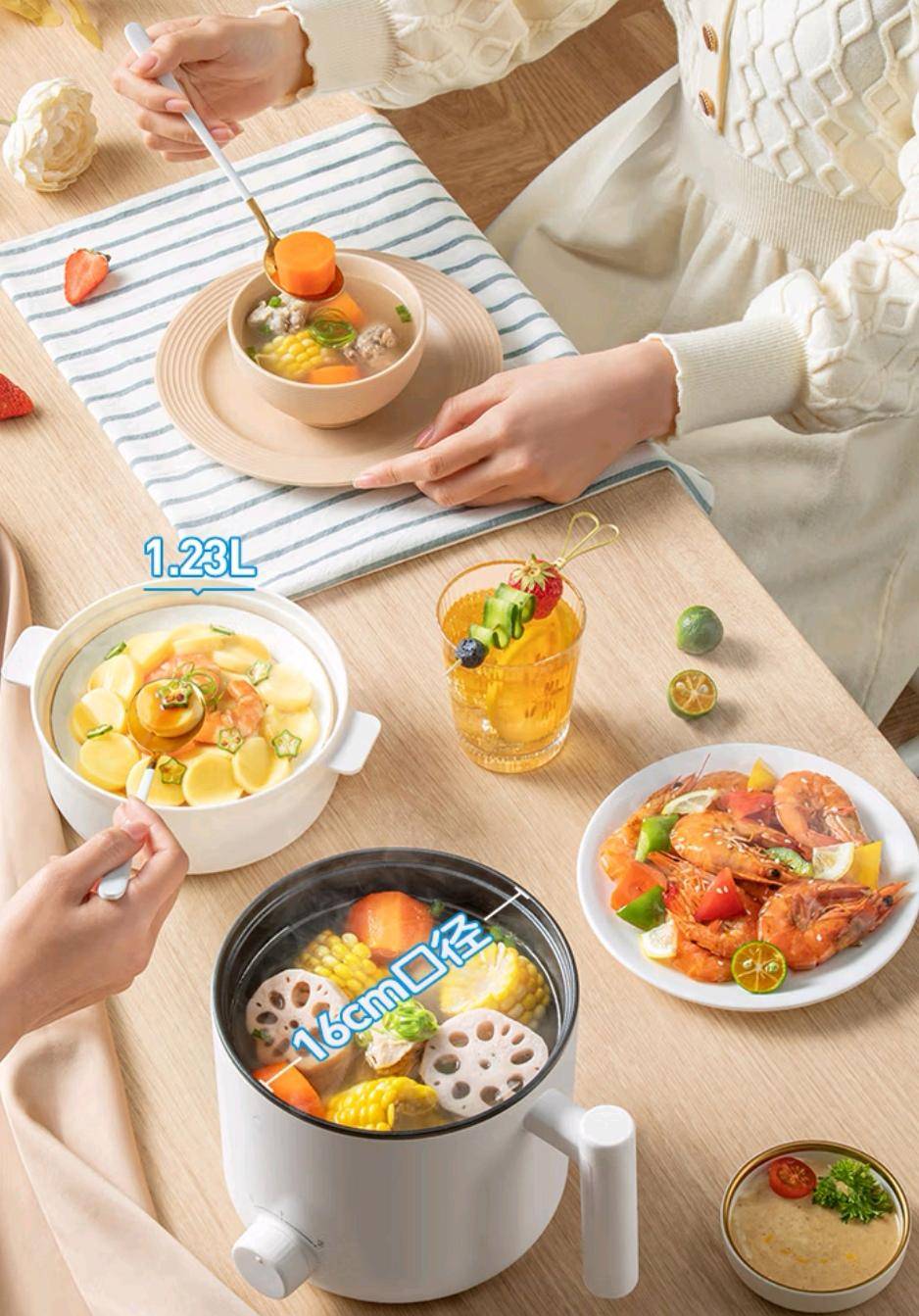 小宇宙一锅承包你的味蕾盛宴！pg电子试玩美的电煮锅美食(图4)